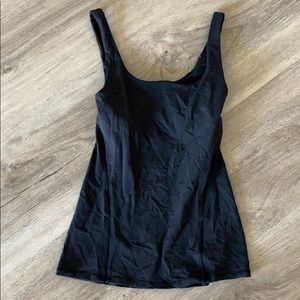 Black lululemon camisole tank top